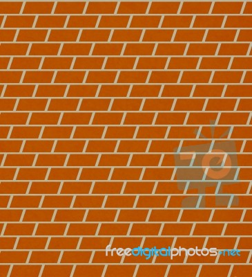 Seamless Brick Pattern Wall Stock Image