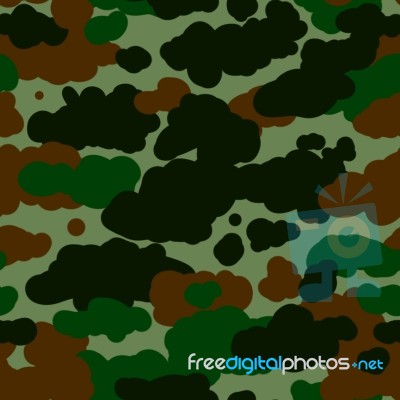 Seamless Camouflage Stock Image