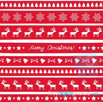 Seamless Christmas Background18 Stock Image