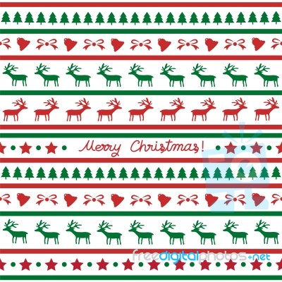 Seamless Christmas Background24 Stock Image