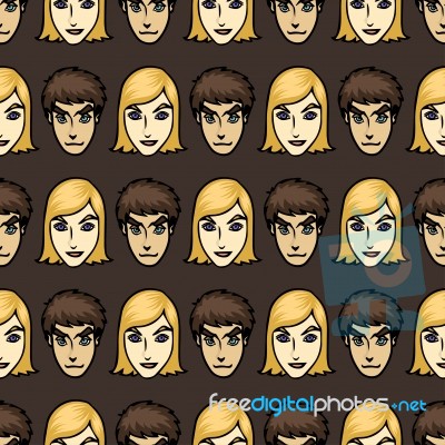 Seamless Pattern Stock Image