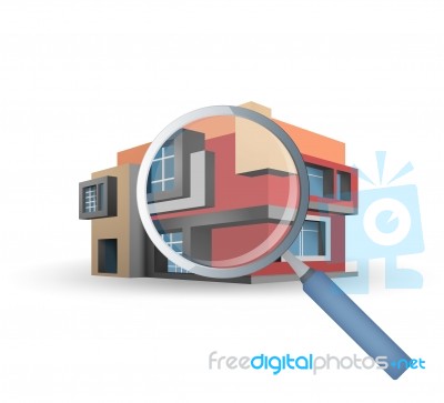 Searching New House Stock Image