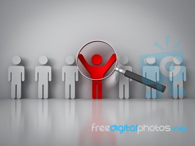 Searching People Concept Stock Image