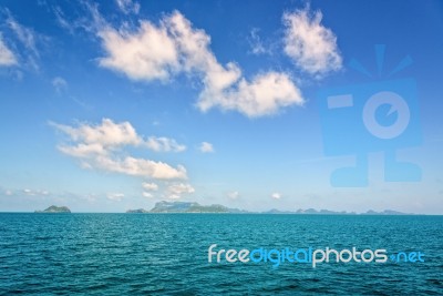 Seascape In Thailand Stock Photo