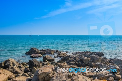 Seashore In Haeundae Sea,korea Stock Photo