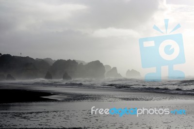 Seashore Mist Stock Photo