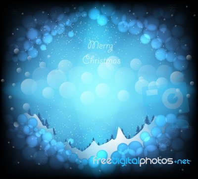 Seasonal Christmas Time Scene Stock Image