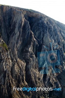 Section Of A Cliff Stock Photo