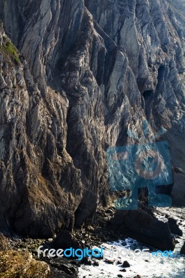 Section Of A Cliff Stock Photo