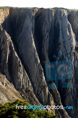 Section Of A Cliff Stock Photo