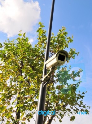 Security Camera Stock Photo