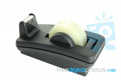 Sellotape With Dispenser Stock Photo