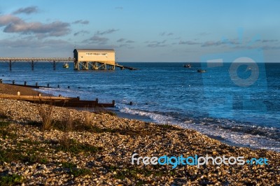 Selsey Bill Lifeboat Station Stock Photo