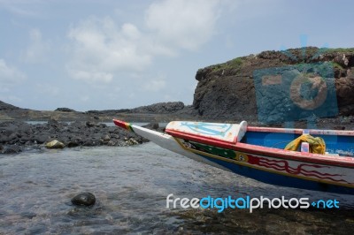 Senegal Canoe Stock Photo