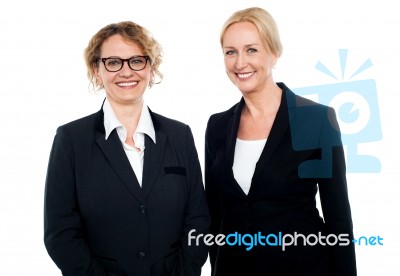 Senior Businesswomen Standing Stock Photo