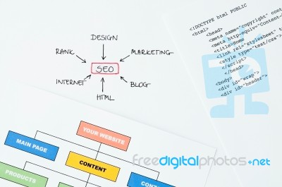 Seo Concept Stock Photo