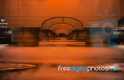 Seongsan Bridge In Korea Stock Photo