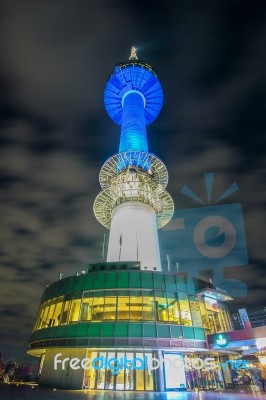 Seoul - March 28 : N Seoul Tower Located On Namsan Mountain In Central Seoul.photo Taken On March 28,2015 In Seoul,south Korea Stock Photo