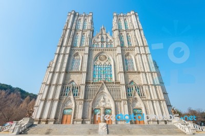 Seoul, South Korea - March 19: Kyung Hee University In Seoul,famous University Of Korea.photo Taken March 19,2015 In Seoul, South Korea Stock Photo