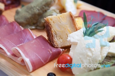 Serbian Traditional Appetizer Stock Photo