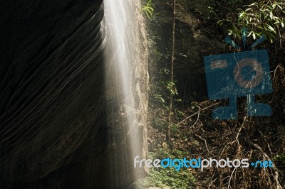 Serenity Falls In Buderim Stock Photo