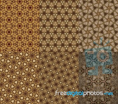 Set Of Abstract Background Pattern Stock Photo