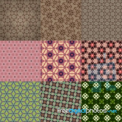 Set Of Abstract Background Pattern Stock Photo