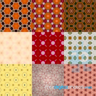 Set Of Abstract Background Pattern Stock Photo