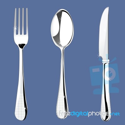 Set Of Cutlery Stock Image