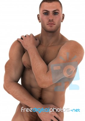 Sexy Male Model Stock Image