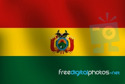 Sg170602-flag Of Bolivia -  Illustration Stock Image