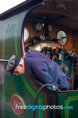 Sheffield Park, East Sussex/uk - September 8 : Fireman Of The C Stock Photo