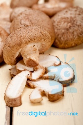 Shiitake Mushrooms Stock Photo