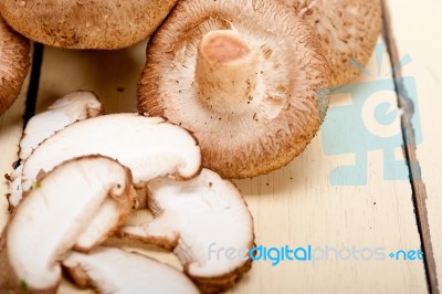 Shiitake Mushrooms Stock Photo