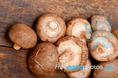 Shiitake Mushrooms Stock Photo