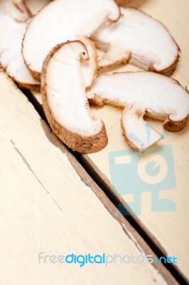 Shiitake Mushrooms Stock Photo