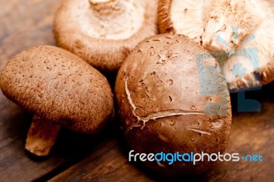 Shiitake Mushrooms Stock Photo