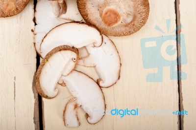 Shiitake Mushrooms Stock Photo