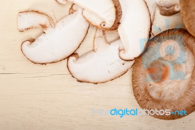 Shiitake Mushrooms Stock Photo