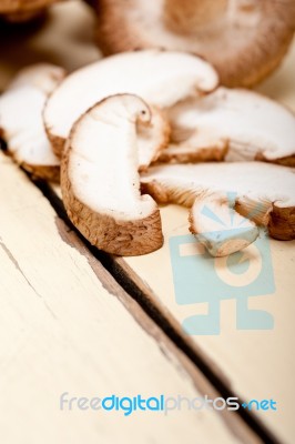 Shiitake Mushrooms Stock Photo