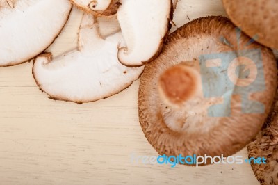 Shiitake Mushrooms Stock Photo