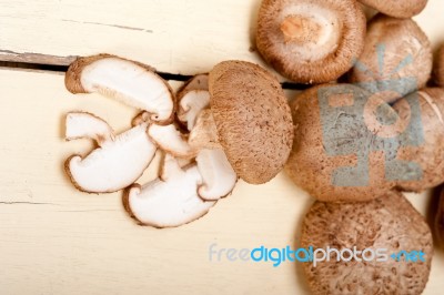 Shiitake Mushrooms Stock Photo