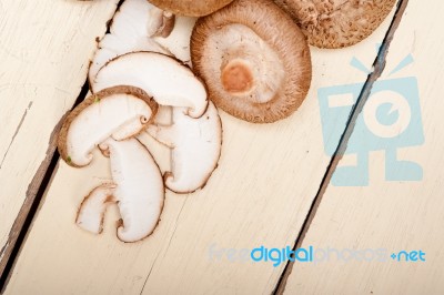 Shiitake Mushrooms Stock Photo