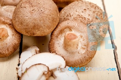 Shiitake Mushrooms Stock Photo