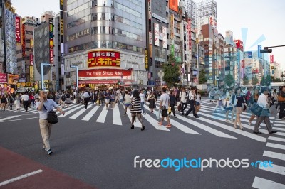 Shinjuku Tokyo Japan-september 11 : Shinjuku Important Landmark And Shopping Area In Heart Of Tokyo On September 11, 2015 In Tokyo Japan Stock Photo