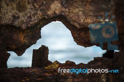 Shipwreck Of Hmqs Gayundah Stock Photo