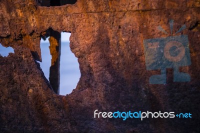 Shipwreck Of Hmqs Gayundah Stock Photo