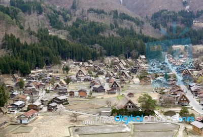 Shirakawago World Heritage Site, Japan Stock Photo