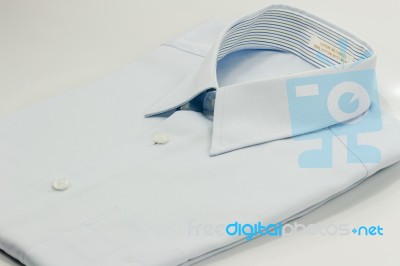 Shirt Collar Stock Photo