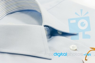 Shirt Collar Stock Photo